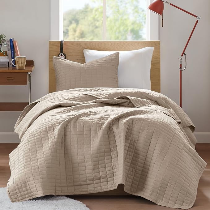 Comfort Spaces Kienna Quilt Set- Double Sided Stitching Design Summer Blanket - Image 2