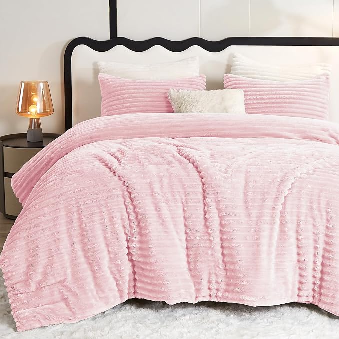 CozyLux Fluffy King Size Comforter Set by CozyLux