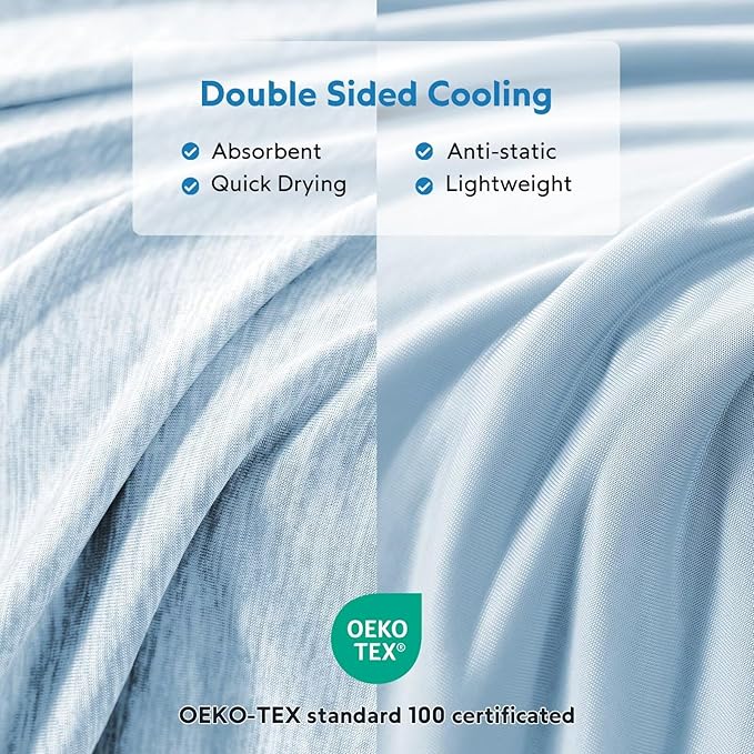 HOMFINE Cooling Blankets for Hot Sleepers - Image 3