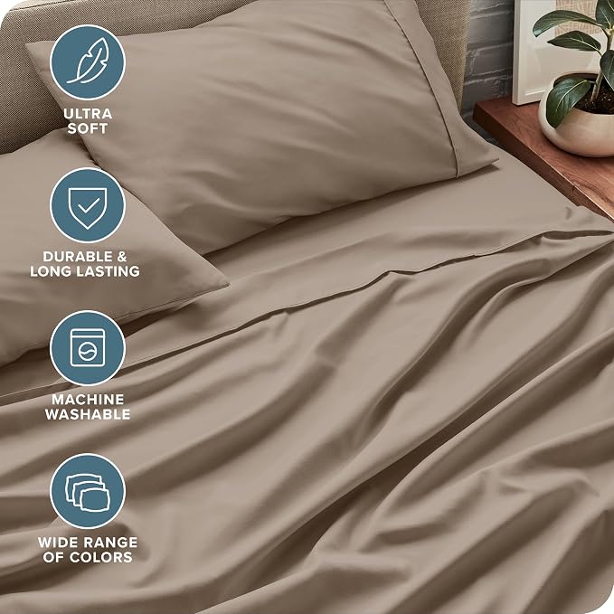 Bare Home Queen Sheet Set - Image 4