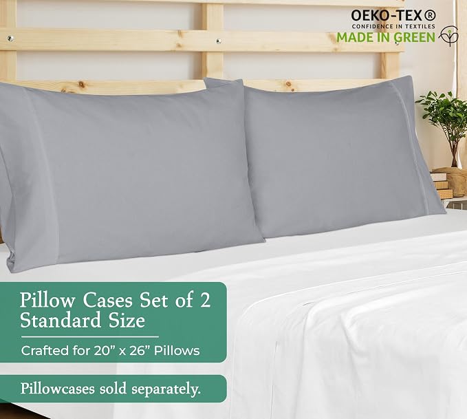 Royale Linens Standard Pillowcase Set of 2 - Image 2