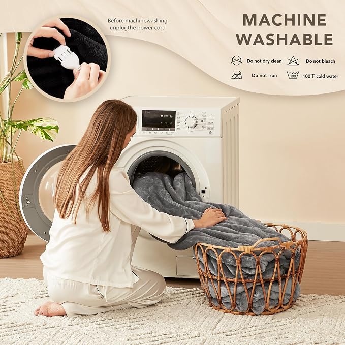 Homemate Heated Electric Blanket King Size - Image 8