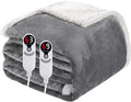 Electric Heated Blanket Queen Size 84"x90", Soft Flannel by Soypipo