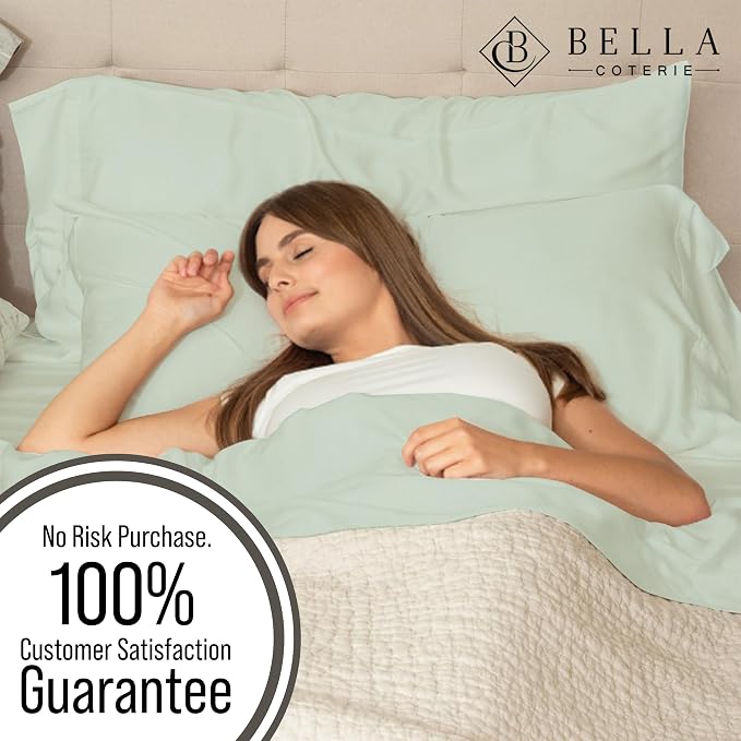 Bella Coterie Luxury Bamboo Viscose King Size Fitted Sheet Only | 100% - Image 5