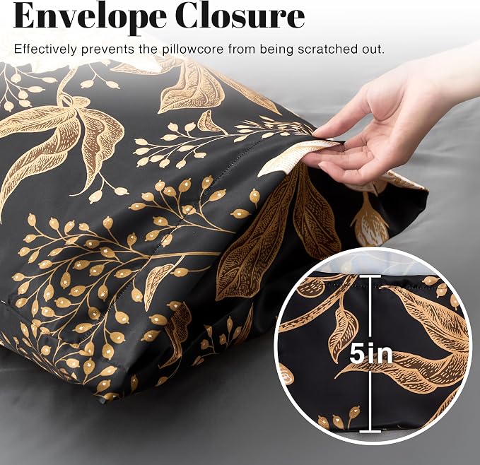 EXQ Home Satin Pillowcase for Hair and Skin Queen - Image 6