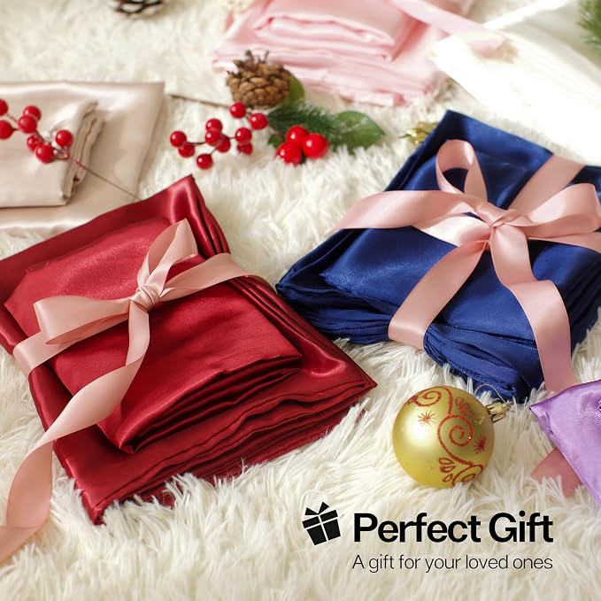 MR&HM Satin Body Pillow Cover, Soft and Breathable Body Pillow Case - Image 6