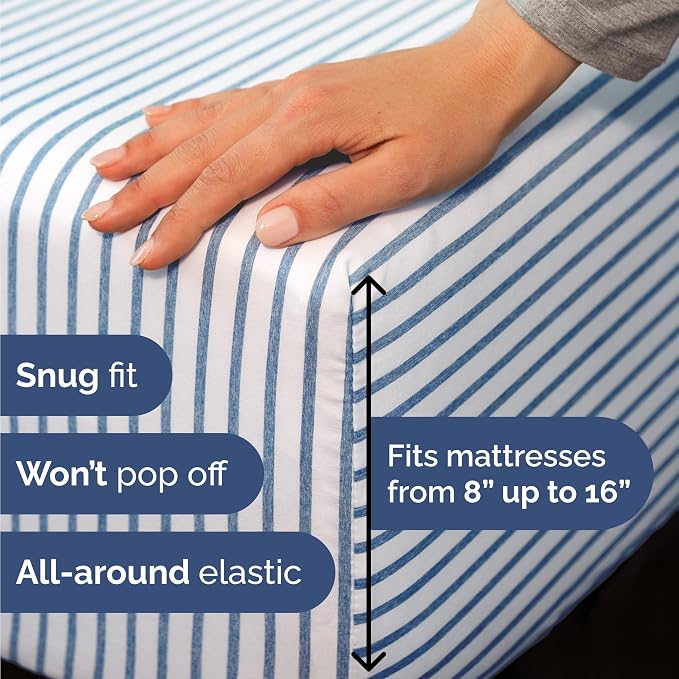Twin Size 3 Piece Sheet Set - Image 3