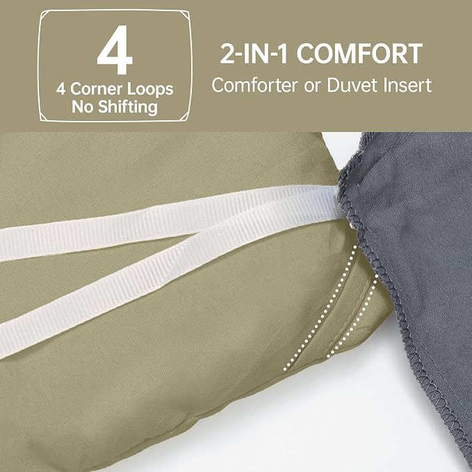 MUXHOMO Full Comforter Set, All Season Ultra Soft Down Alternative Bedding - Image 6