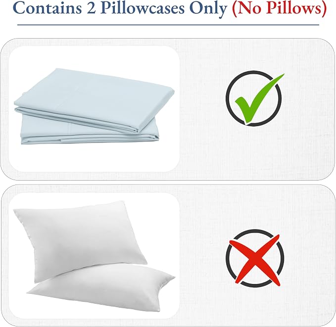 California Design Den Pillowcases Queen Size Set of 2 - Image 5