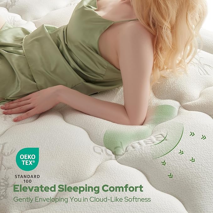 BEDLORE Queen Mattress Topper Viscose Derived from Bamboo, Thick Pillow Top - Image 2