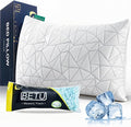 BETU Cooling King Size Pillow, Shredded Memory Foam Cool Pillow by BETU