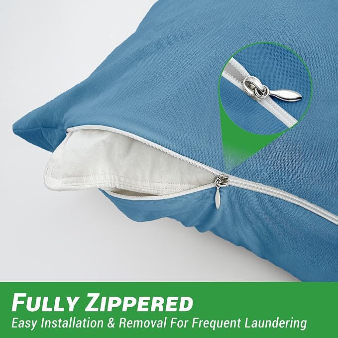 Gogreen Bamboo Rayon Waterproof Pillow Protector, Breathable Pillow Cover - Image 3