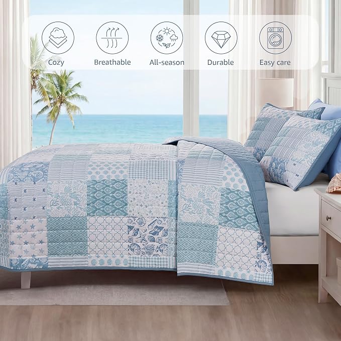CASAAGUSTO Queen Quilt Set - Image 4