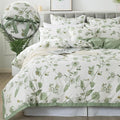 FADFAY Twin XL Duvet Cover Set Floral Bedding Set 100% Cotton College Bedding by CottonWorldSweetDream