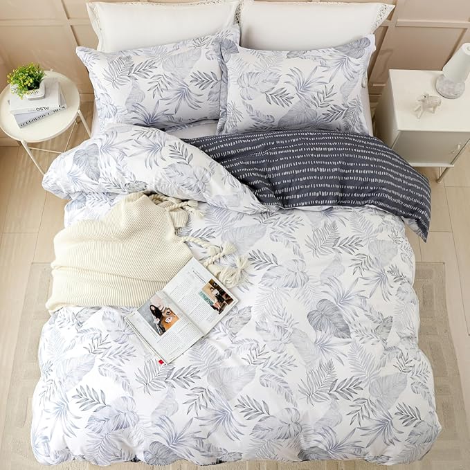 OAITE Duvet Cover Set, 100% Cotton Comforter Cover - Image 3