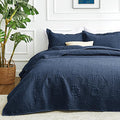 Love's cabin Quilts for Full Bed Navy Bedspreads Bedding Set by Lovescabin