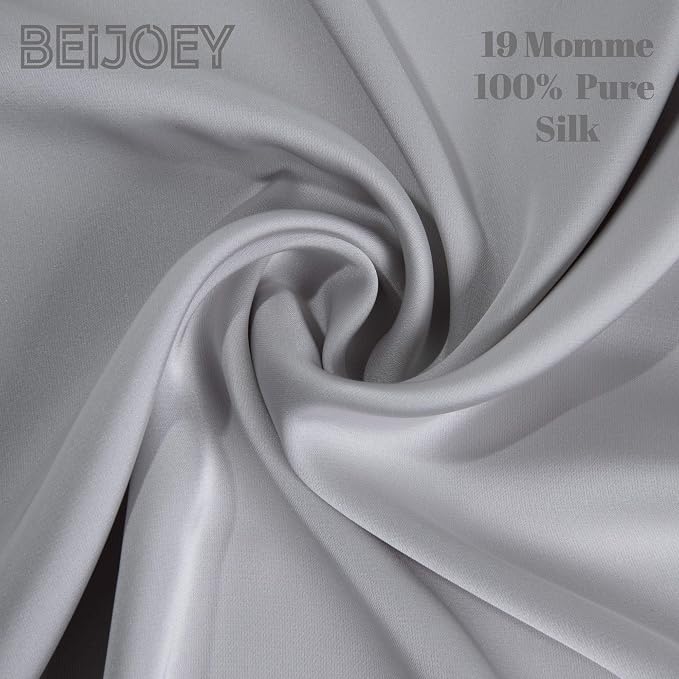 100% Mulberry Silk Pillowcase for Hair and Skin, - Image 2