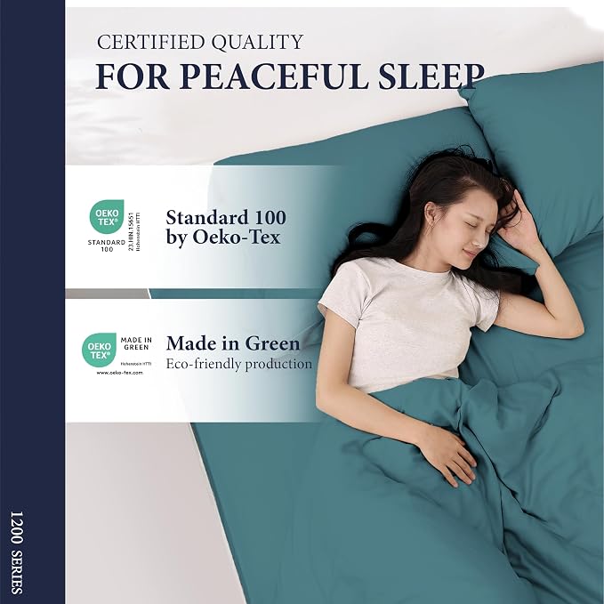 100% Egyptian Cotton Queen Size Sheets Set - Image 6