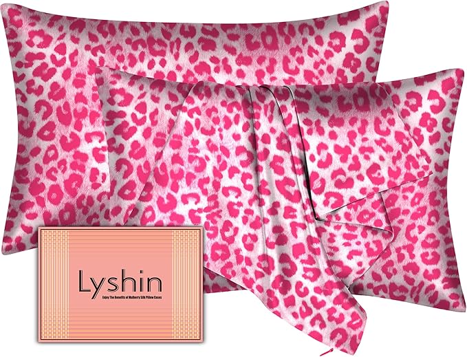 Silk Pillow Cases 2 Pack King Size by LYSHINSILKPILLOWCASES