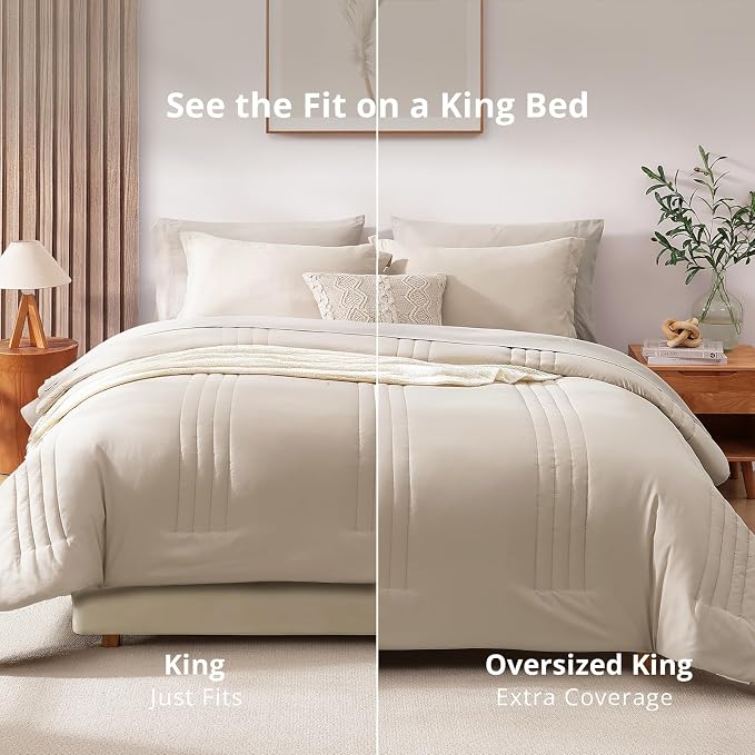 Monbix Oversized King Size Comforter Set - Image 7