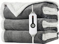 LaffyLo Heated Throw Blanket 50 x 60, Fast Heating Electric Blanket, Dual-Sided by LAFFYLO