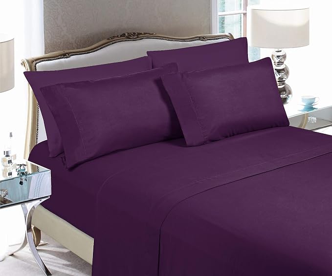 Elegant Comfort Luxury Soft Bed Sheets 1500 Premium Hotel Quality Microfiber - Image 2