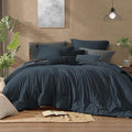 Monbix Full Size Comforter Set, Bedding Sets Full 7 Pieces, Cationic Dyeing Bed by Monbix