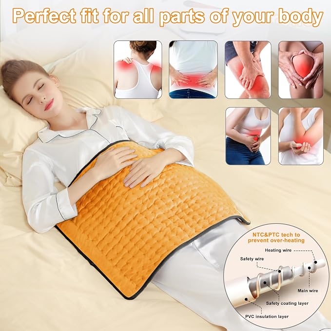 Deepsoon Heating Pad, Electric Heating Pads - Image 2