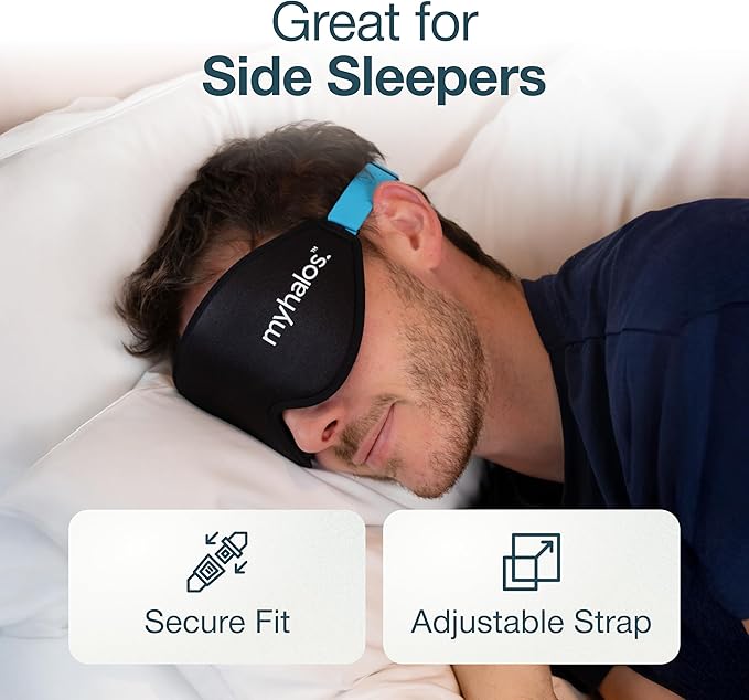 MyHalos® Sleep Mask – 3D Blackout Eye Mask - Image 4