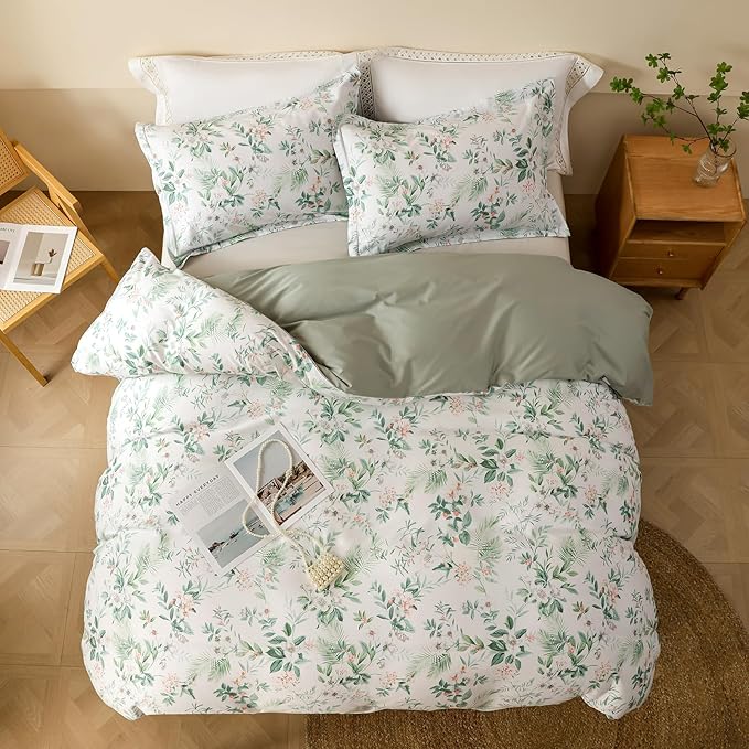 OAITE Duvet Cover Set, 100% Cotton Comforter Cover - Image 3