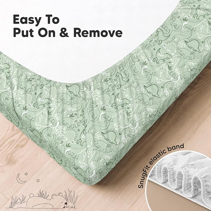 KeaBabies 2-Pack Organic Crib Sheets - Image 6
