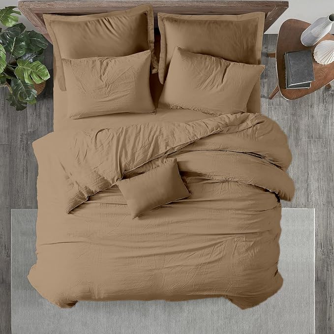 Kotton Culture 3 Pc Duvet Cover Queen Size/Full Size Set-100% Egyptian Cotton by KottonCulture