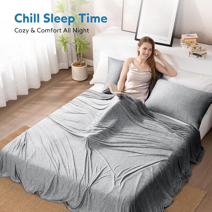 HOMFINE Cooling Blankets for Hot Sleepers - Image 3