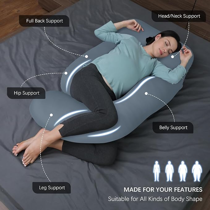 MOON PARK Pregnancy Pillows for Sleeping - Image 2