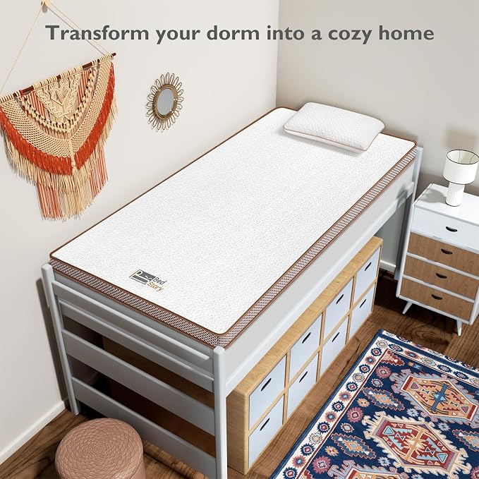 BedStory 4 Inch Mattress Topper Twin XL - Image 6