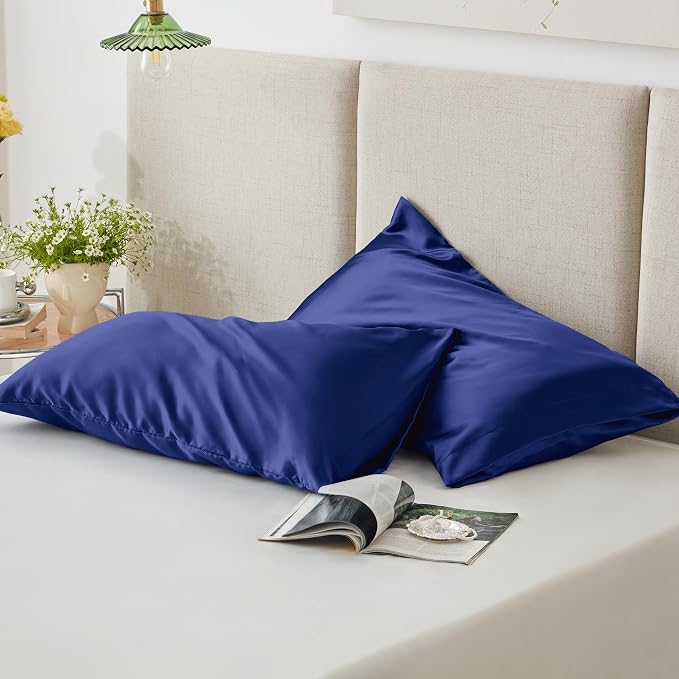 Love's cabin Satin Pillowcase Set of 2 Standard Size 20x26, Cooling Pillow - Image 5