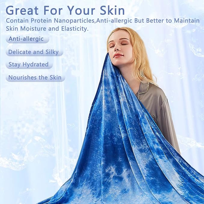 Topcee Cooling Blanket for Hot Sleepers, Absorbs Heat to Keep Body Cool for - Image 2