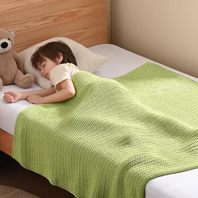 Guohaoi Knitted Weighted Blanket Kids No Beads Cooling Heavy Blanket, Home by GuohuoiHomeKitchen