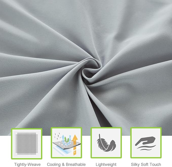 ILAVANDE King Size Sheets Set, 4 Piece Hotel Luxury Super Soft 1800 Series - Image 4