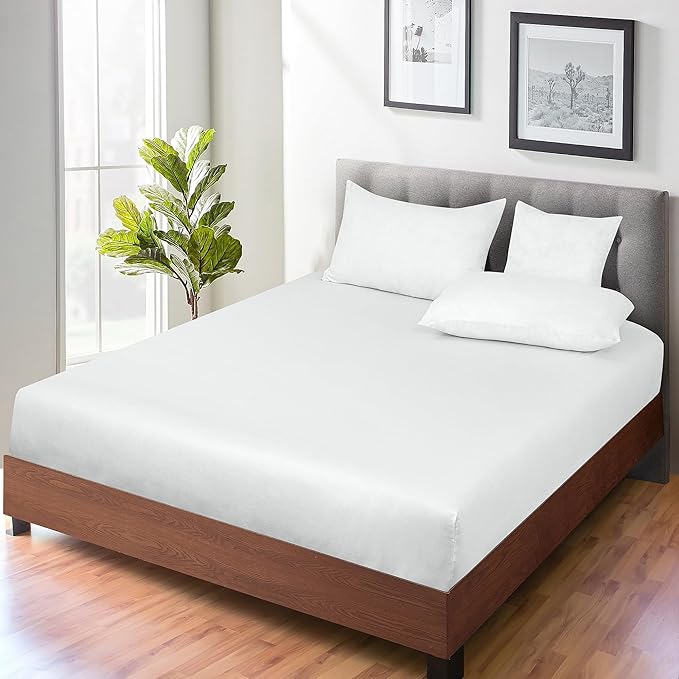 ROYALE LINENS 300 Thread Count 100% Long Staple Combed Cotton Fitted Sheet King - Image 7