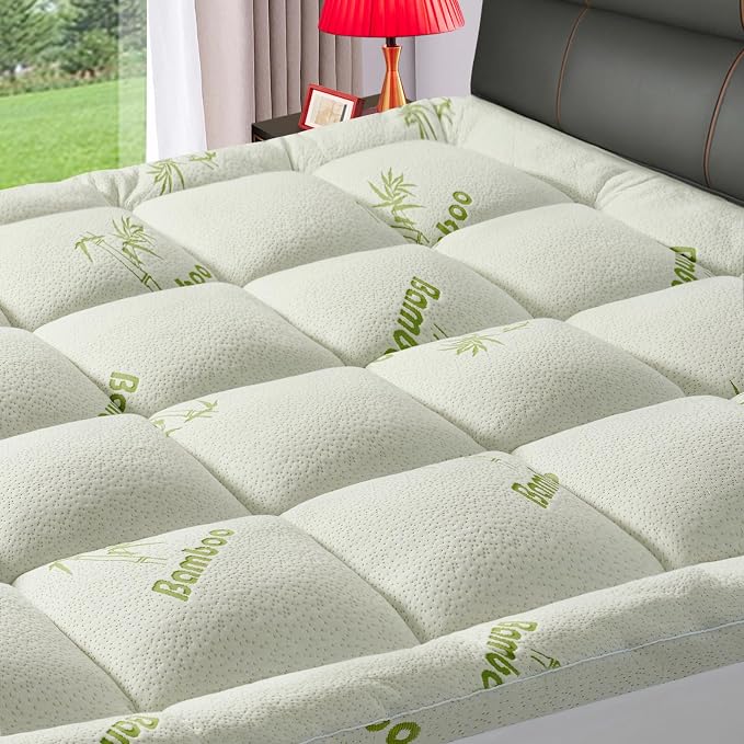 PATSBA Premium Viscose Made from Bamboo California King Size Mattress Topper by PATSBA