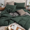 PURE ERA Jersey Knit Duvet Cover Set 100% T-Shirt Cotton Super Soft Comfy 3pc by PUREERA