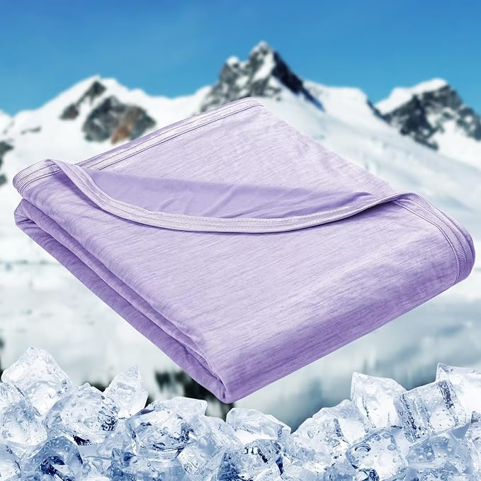 HOMFINE Cooling Blankets for Hot Sleepers by HOMFINE