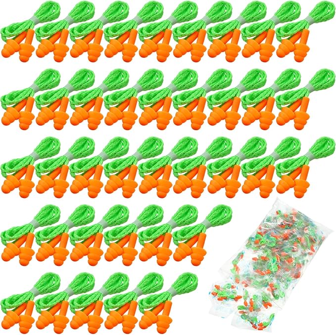 Tondiamo 200 Pairs Ear Plugs Reusable Silicone Earplugs by Tondiamo