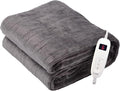 Tefici Electric Heated Blanket Throw, Super Cozy Soft 2-Layer Flannel 50" x 60" by StayWarmStayHappy
