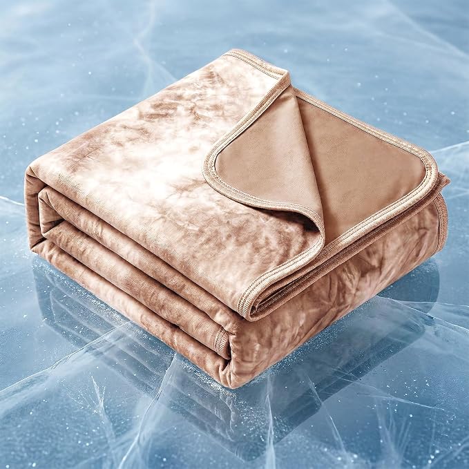 Topcee Cooling Throw Blanket for Hot Sleepers, Arc-Chill Q-Max >0.5 Cool Fiber by Topcee%E2%80%94ForYourGoodSleep