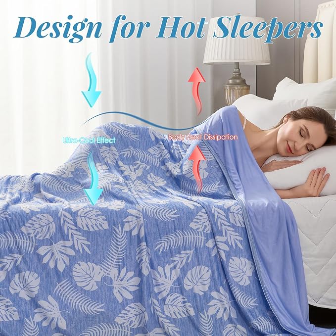 OIGAE Cooling Blanket for Hot Sleepers - Image 2
