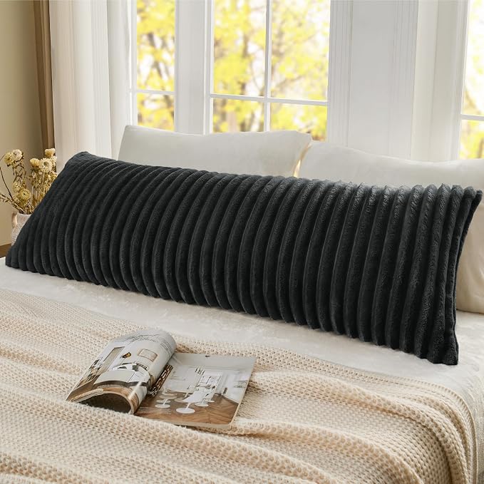 BEDELITE Fluffy Faux Fur Body Pillow Cover - Image 7