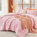 MUXHOMO Pink Twin/Twin XL Comforter Set, All Season Ultra Soft Down Alternative by MUXHOMO