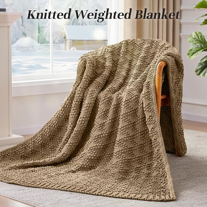 Anysay Knitted Weighted Blanket - Image 5